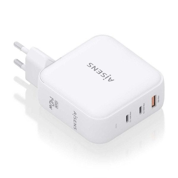 en la oficina o mientras viajas. Este cargador cuenta con tres puertos USB que te permiten cargar hasta tres dispositivos al mismo tiempo. Además