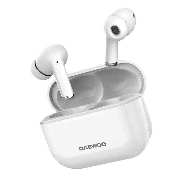 Los auriculares Daewoo DW2001 blanco ofrecen una autonomía de tiempo de uso de hasta 6 horas y de 30 horas con estuche de carga. Su tiempo de carga completa es de 2 horas aproximadamente y la batería del auricular es de 40 mAh. Con puerto de carga USB tipo-C.
