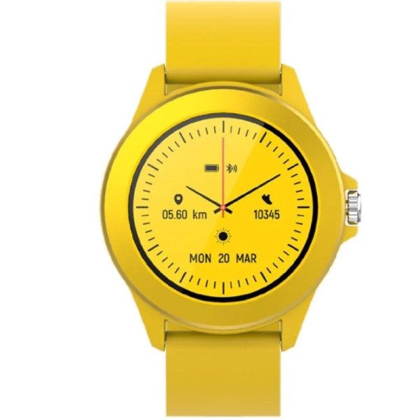 con un diseño moderno. Está hecho de acero inoxidable de alta calidad con una correa de piel suave para mayor comodidad. El reloj cuenta con una pantalla LCD de alta resolución y una función de cronómetro. Tiene una resistencia al agua de 5 ATM. Una selección perfecta para todos aquellos a los que les gusta un estilo único y moderno. Su batería te ofrece un tiempo máximo de funcionamiento de hasta 15 días.