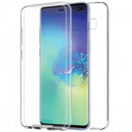 Funda Silicona 3D Samsung G975 Galaxy S10 Plus (Transparente Frontal + Trasera) Barato. Original