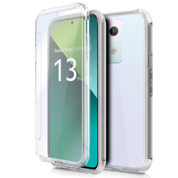 Funda COOL Silicona 3D para Xiaomi Redmi Note 13 Pro 5G (Transparente Frontal + Trasera)