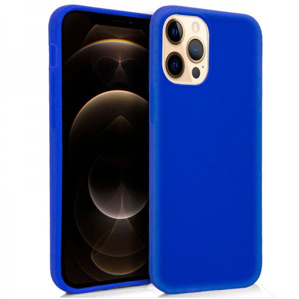 Funda Silicona iPhone 12 Pro Max (Azul) Barato. Original
