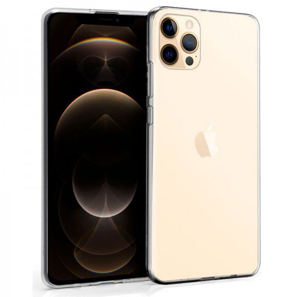 Funda Silicona iPhone 12 Pro Max (Transparente) Barato. Original