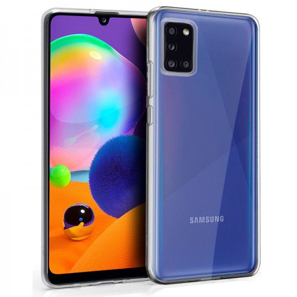Funda Silicona Samsung A315 Galaxy A31 (Transparente) Barato. Original