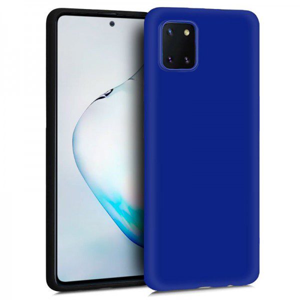 Funda Silicona Samsung N770 Galaxy Note 10 Lite (Azul) Barato. Original