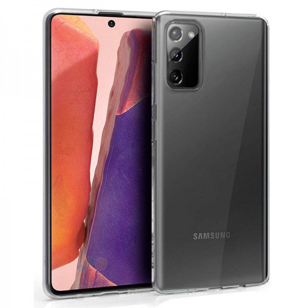 Funda Silicona Samsung N980 Galaxy Note 20 (Transparente) Barato. Original