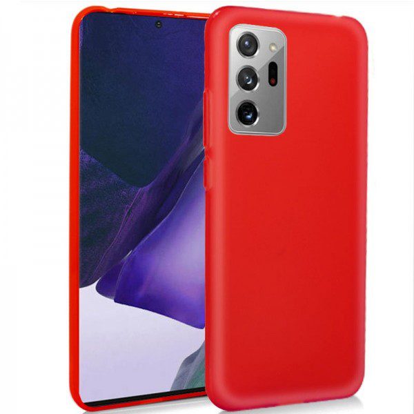 Funda Silicona Samsung N985 Galaxy Note 20 Ultra (Rojo) Barato. Original