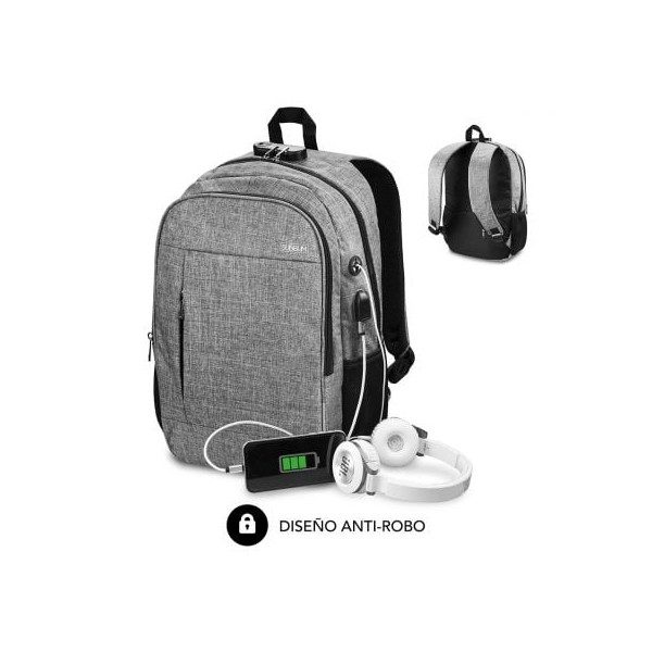 esta mochila ofrece una protección óptima gracias a su acolchado interno que evita cualquier tipo de golpe o daño en el dispositivo. Una de las características más destacadas de la Subblim Urban Lock es su sistema antirrobo.