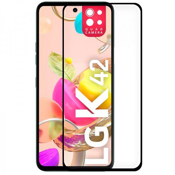 Protector Pantalla Cristal Templado COOL para LG K42 / K52 (FULL 3D Negro)