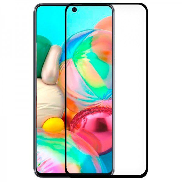 Protector Pantalla Cristal Templado Samsung A715 Galaxy A71 / S10 Lite / Note 10 Lite (FULL 3D Negro) Barato. Original