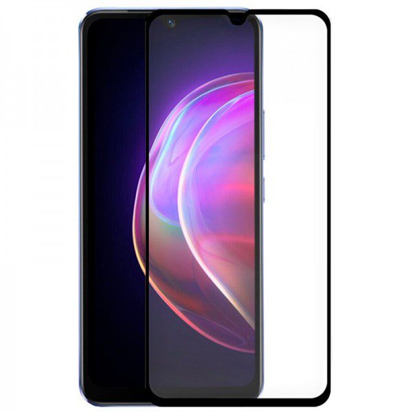 Protector Pantalla Cristal Templado COOL para Vivo V21 5G (FULL 3D Negro)