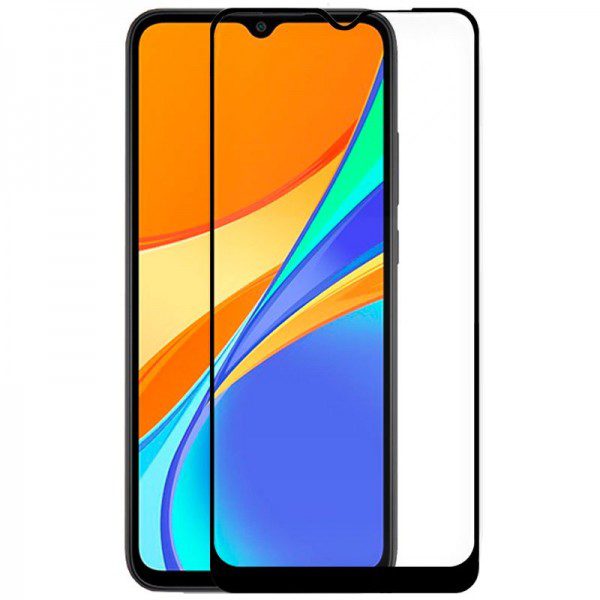 Protector Pantalla Cristal Templado Xiaomi Redmi 9C (FULL 3D Negro) Barato. Original