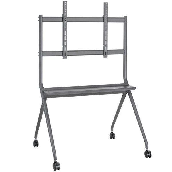 El Soporte de Pie con Ruedas Aisens FT86FE-143 gris es un soporte de alta calidad diseñado para soportar monitores de hasta 32 pulgadas. Está construido con materiales duraderos y de alta resistencia para una larga vida útil. Sus ruedas de goma permiten una movilidad ágil y sencilla para mover el monitor de un lugar a otro. El soporte viene con una variedad de ajustes de altura para satisfacer sus necesidades.