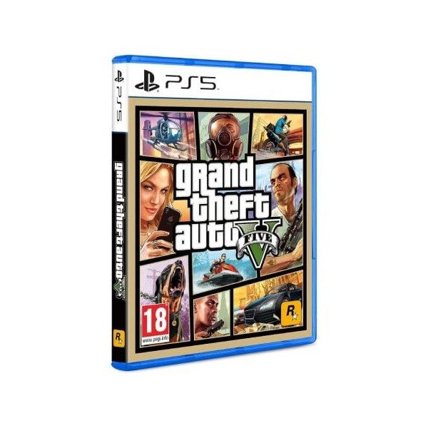 Grand Theft Auto V para PlayStation 5 es una nueva versión de la exitosa entrega de la saga de Rockstar Games. Esta versión incorpora mejoras gráficas y técnicas que permiten disfrutar de la experiencia de juego como nunca antes. Además