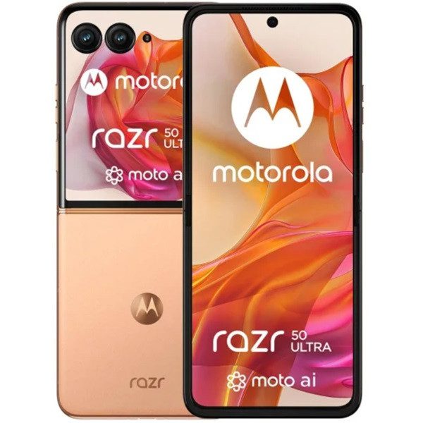 videos y aplicaciones favoritas. El Motorola Razr 50 Ultra también cuenta con una pantalla principal flexible que se despliega perfectamente cuando lo necesitas y se pliega compactamente cuando no está en uso. Esta característica no solo es práctica sino que también añade un elemento futurista a su diseño.