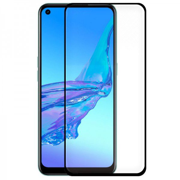 Protector Pantalla Cristal Templado COOL para Oppo A53 / A53s (FULL 3D Negro)