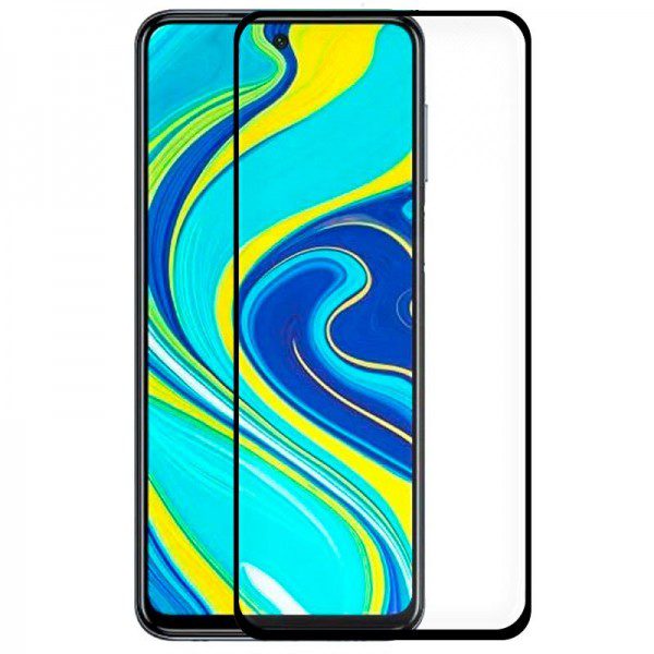Protector Pantalla Cristal Templado Xiaomi Redmi Note 9S / Note 9 Pro (FULL 3D Negro) Barato. Original